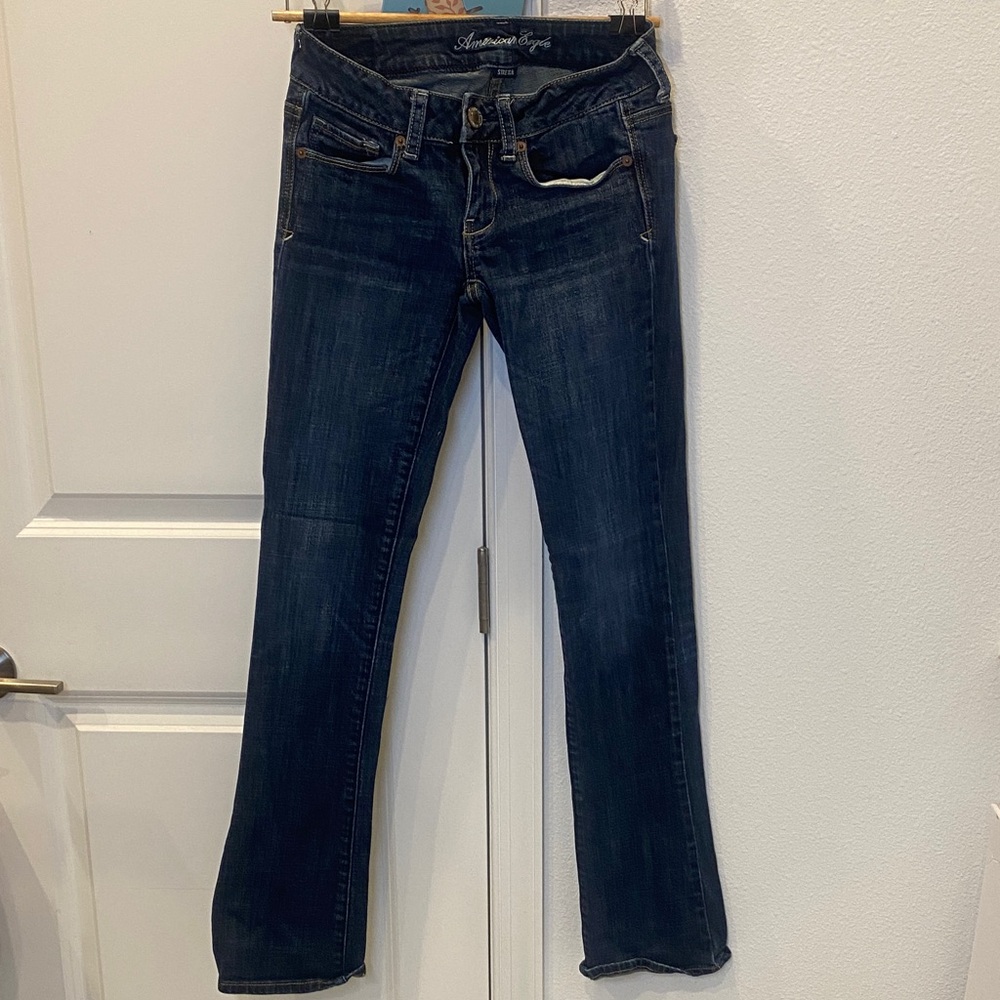 American Eagle Outfitters Dark Blue Boot Cut Jeans